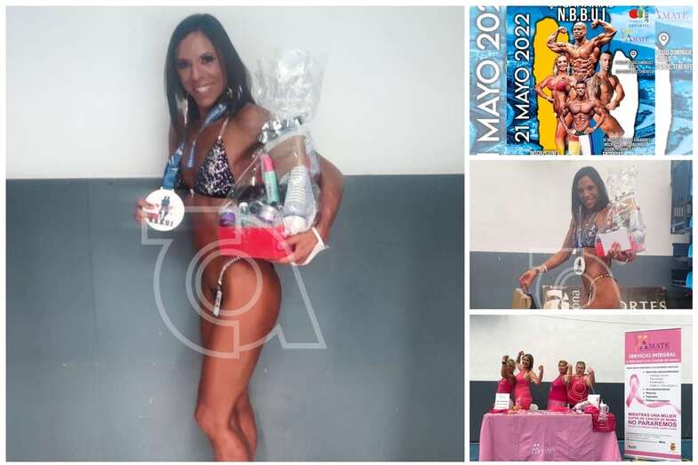 Collage de fotos de María del Mar Benítez y del campeonato/TA.